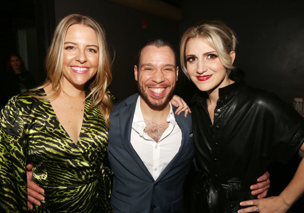 Helene Yorke, Robin de Jesus and Annaleigh Ashford  at 