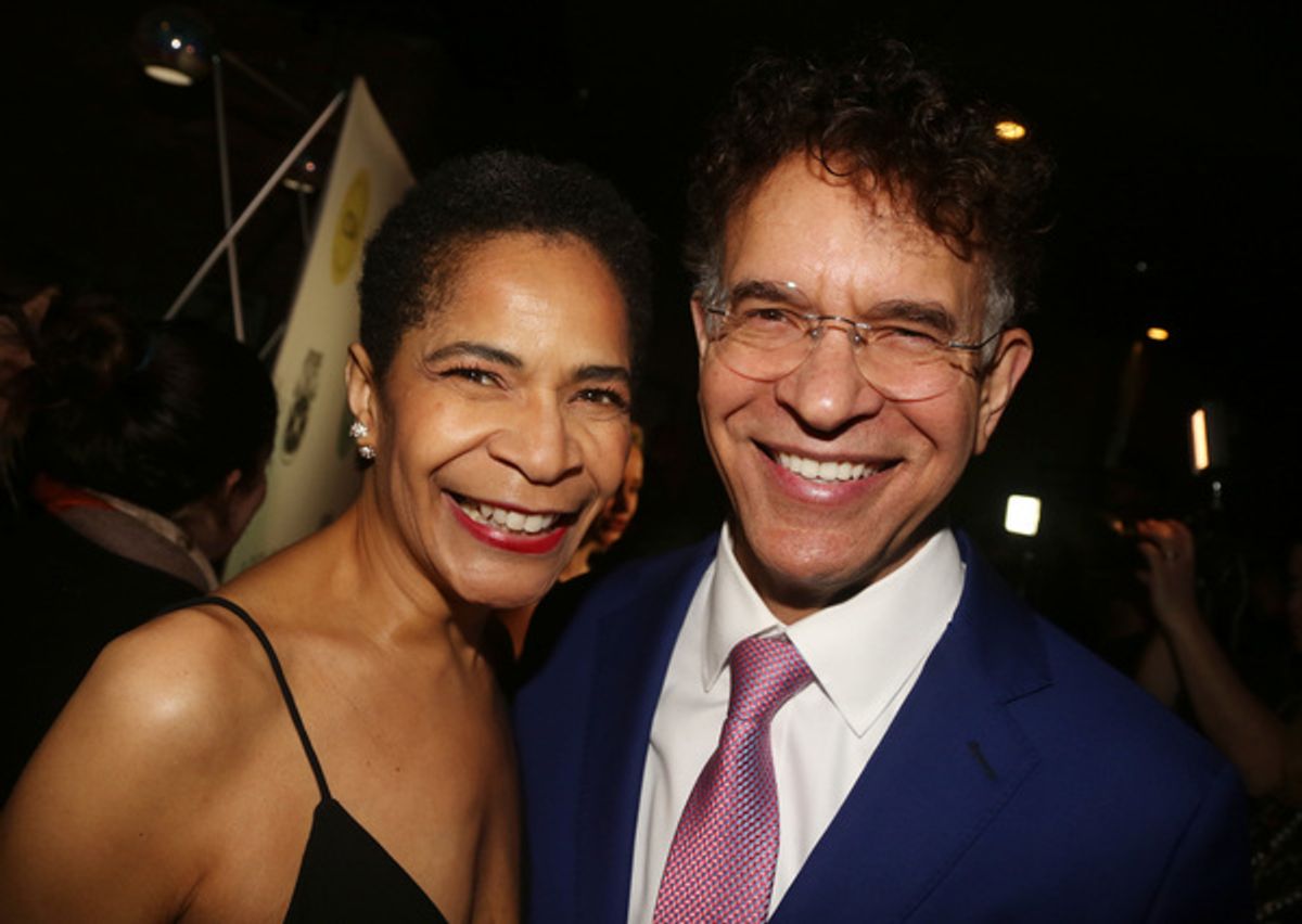 Allyson Tucker and Brian Stokes Mitchell  at 