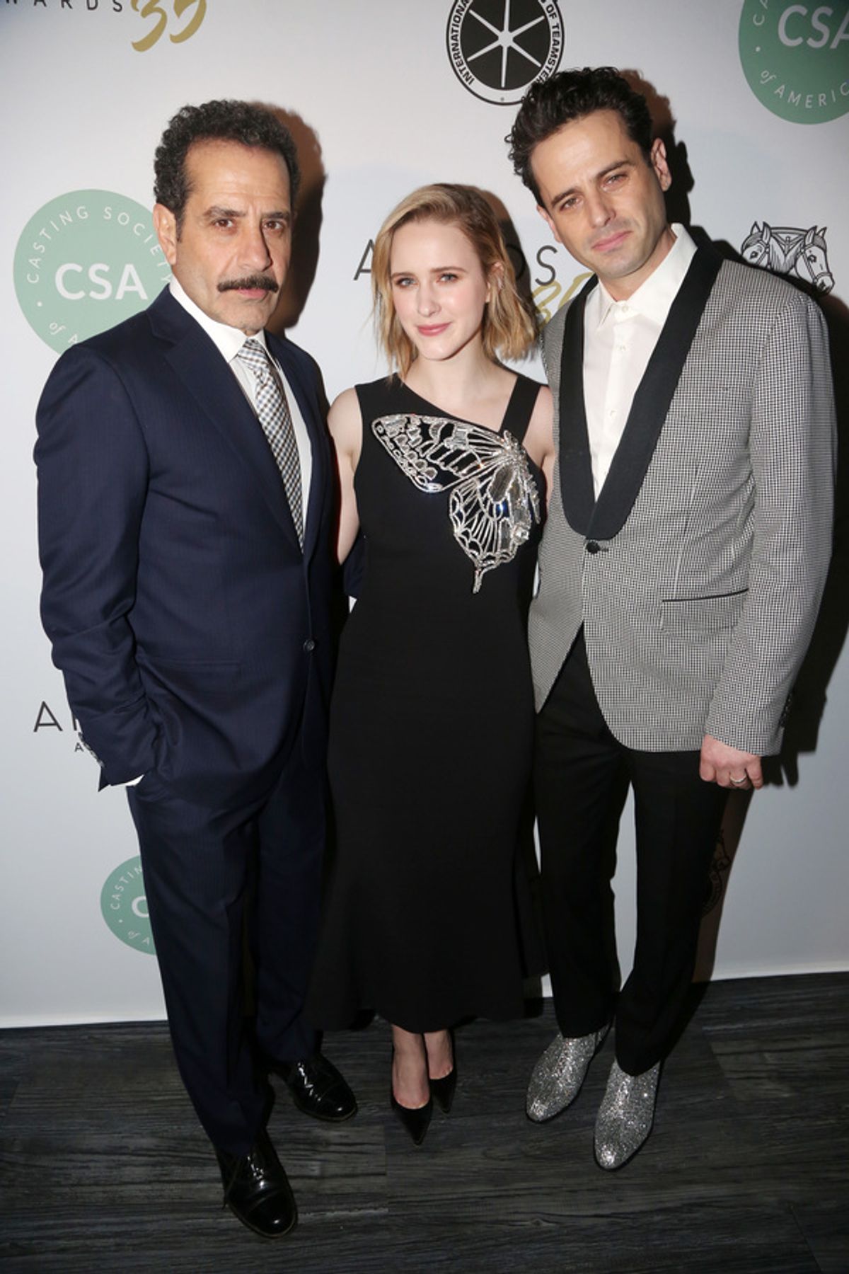 Tony Shalhoub, Rachel Brosnahan, Luke Kirby  at 