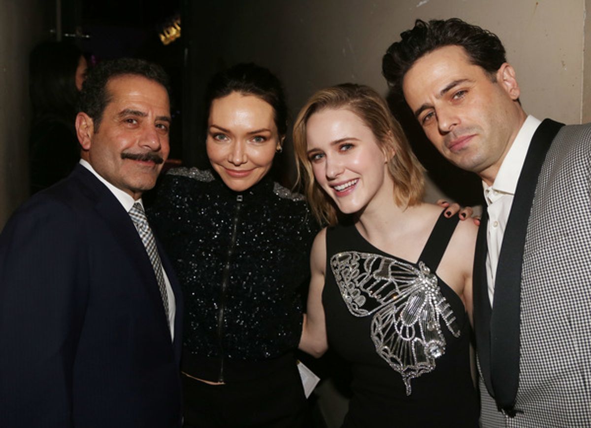Tony Shalhoub, Katrina Lenk, Rachel Brosnahan, Luke Kirby at 