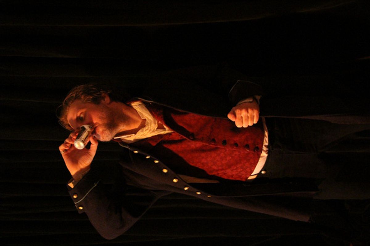 Nicholas Thomas as TOM in The Wake of Dorcas Kelly.     Photo by Georgi Hughes. at 