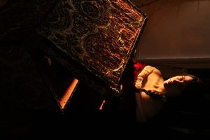 Clara Kundlin as ANNE in The Wake of Dorcas Kelly.     Photo by Nicholas Thomas.  Photo