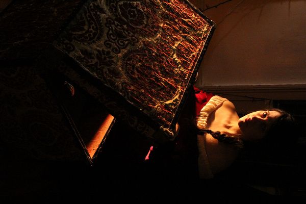 Clara Kundlin as ANNE in The Wake of Dorcas Kelly.     Photo by Nicholas Thomas.  Photo