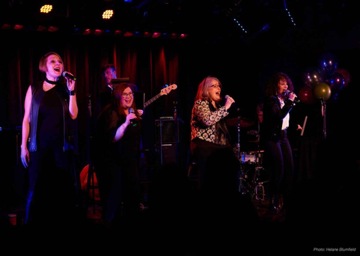 Photo Flash: The Cast of THOSE GIRLS Celebrates Karen Mack's Birthday at The Laurie Beechman  Image