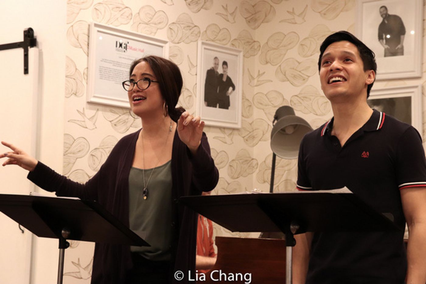 Photo Flash: In Rehearsal For Prospect Theater Company's THIS SIDE OF THE WORLD Concert  Image