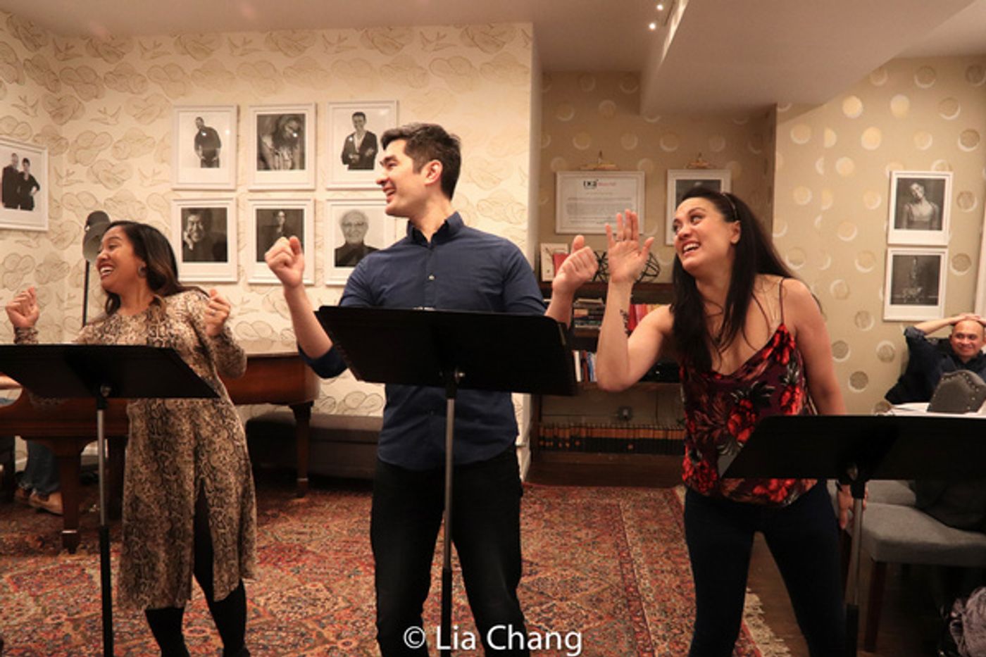 Photo Flash: In Rehearsal For Prospect Theater Company's THIS SIDE OF THE WORLD Concert  Image