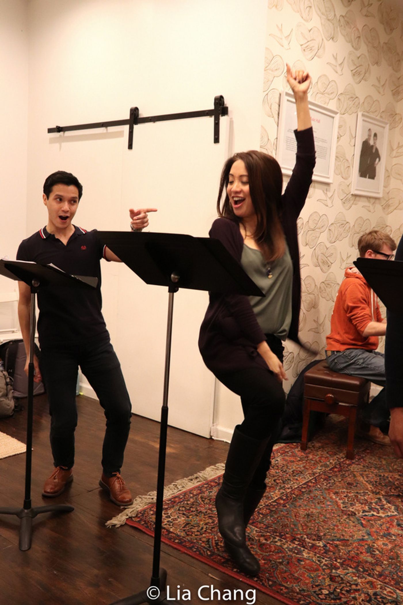 Photo Flash: In Rehearsal For Prospect Theater Company's THIS SIDE OF THE WORLD Concert  Image