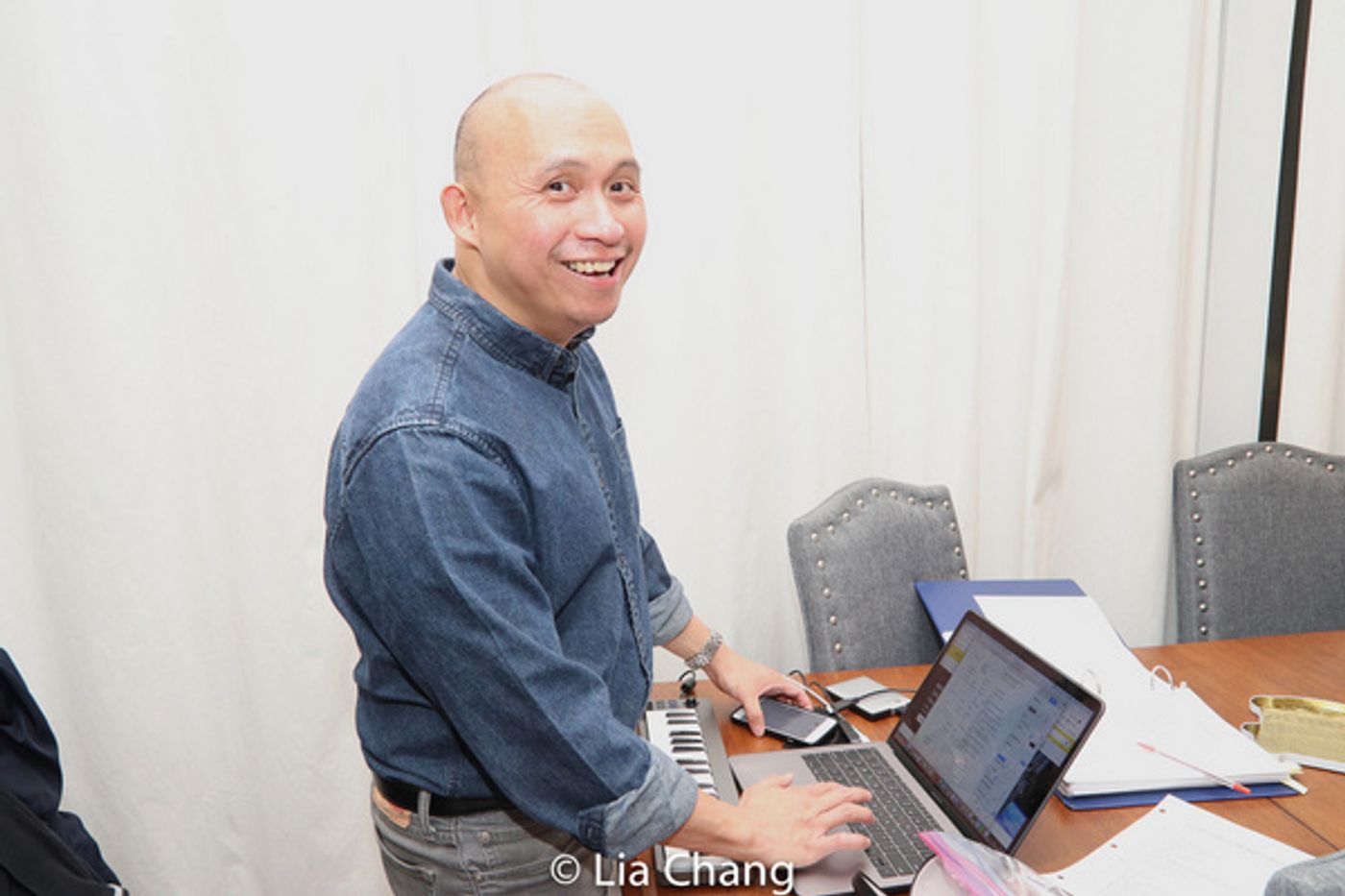 Photo Flash: In Rehearsal For Prospect Theater Company's THIS SIDE OF THE WORLD Concert  Image