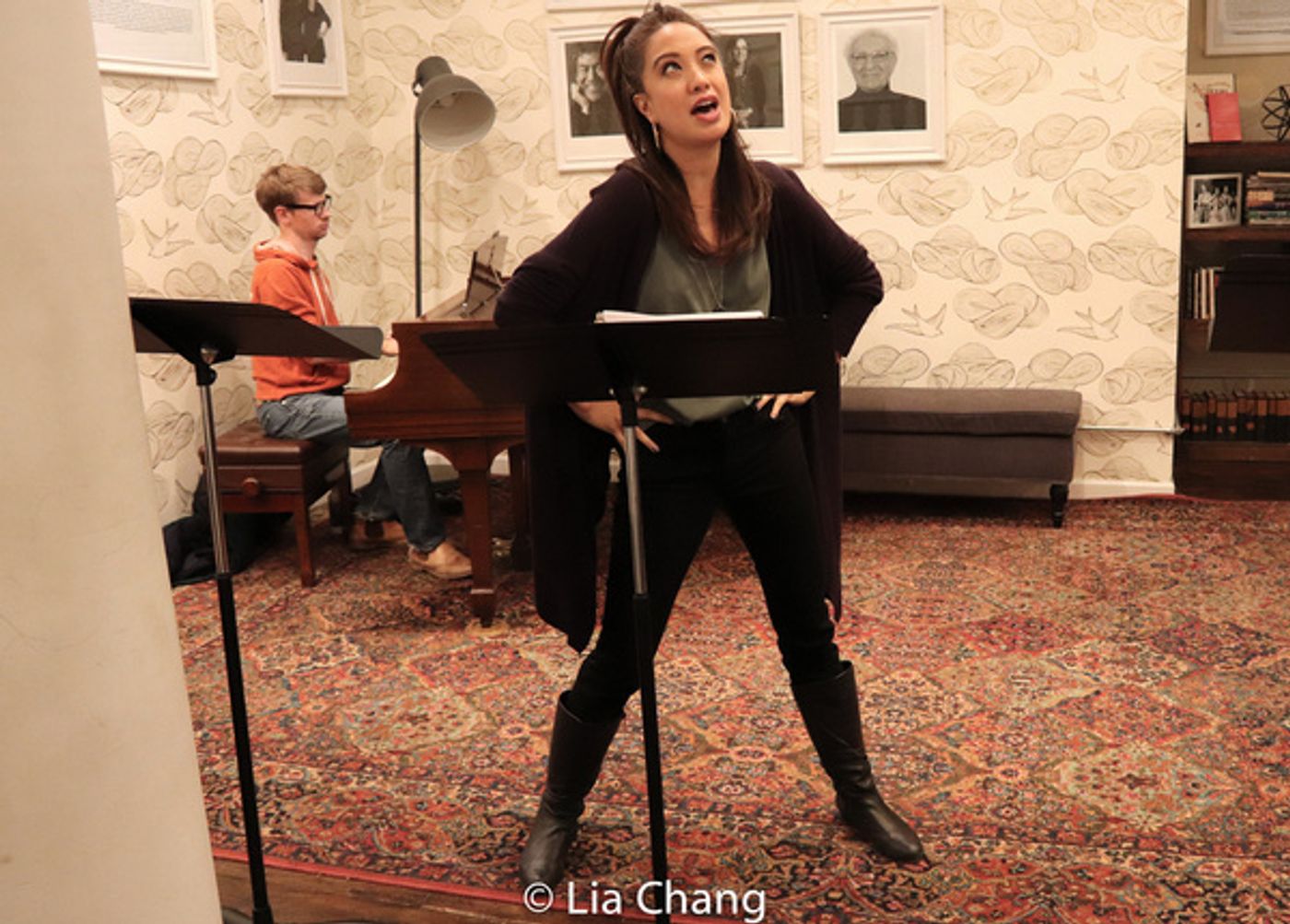 Photo Flash: In Rehearsal For Prospect Theater Company's THIS SIDE OF THE WORLD Concert  Image