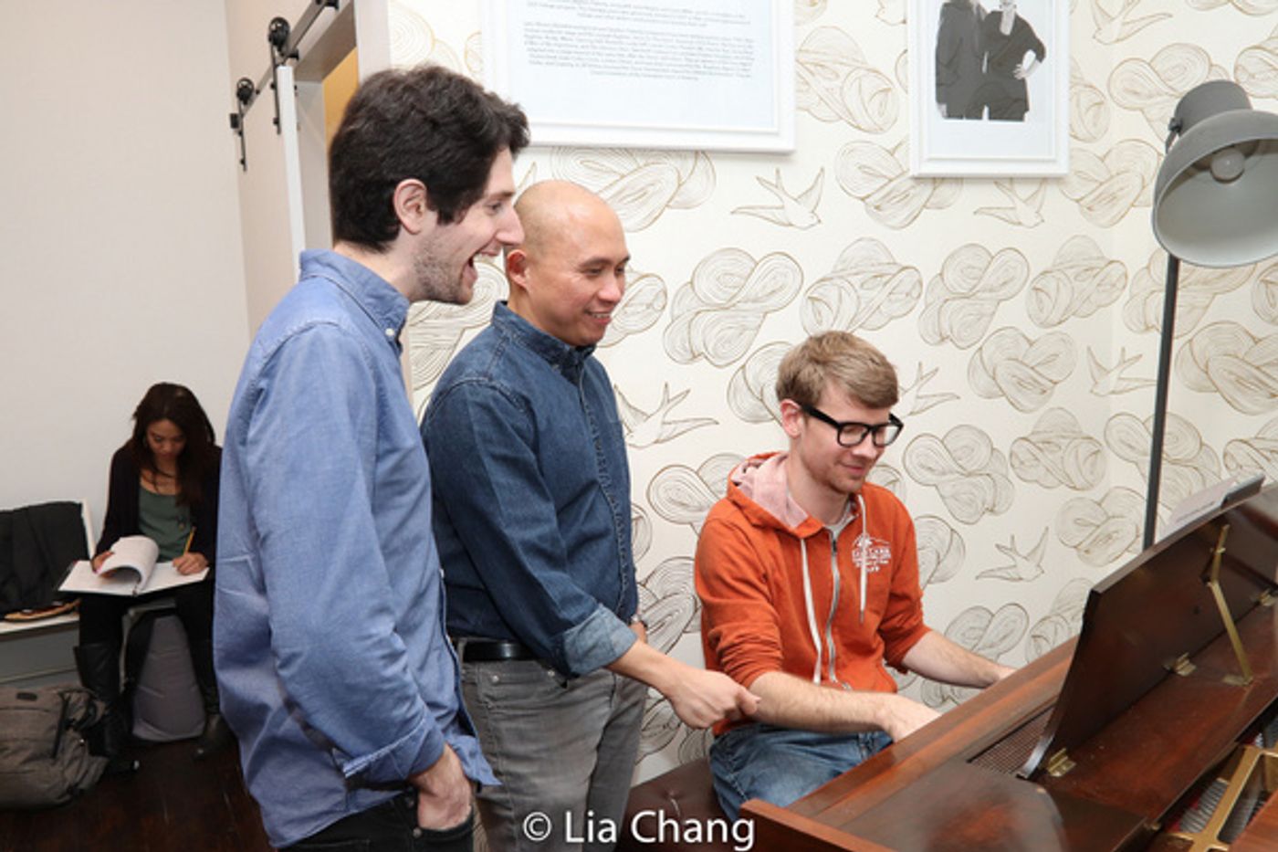 Photo Flash: In Rehearsal For Prospect Theater Company's THIS SIDE OF THE WORLD Concert  Image