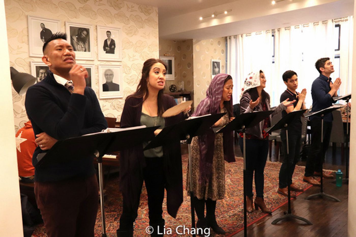 Photo Flash: In Rehearsal For Prospect Theater Company's THIS SIDE OF THE WORLD Concert  Image