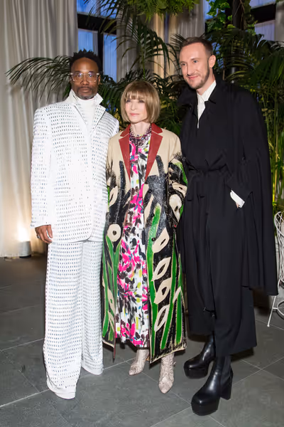 Billy Porter, Anna Wintour, Adam Porter Smith Photo