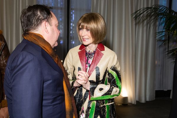 James L. Nederlander, Anna Wintour Photo