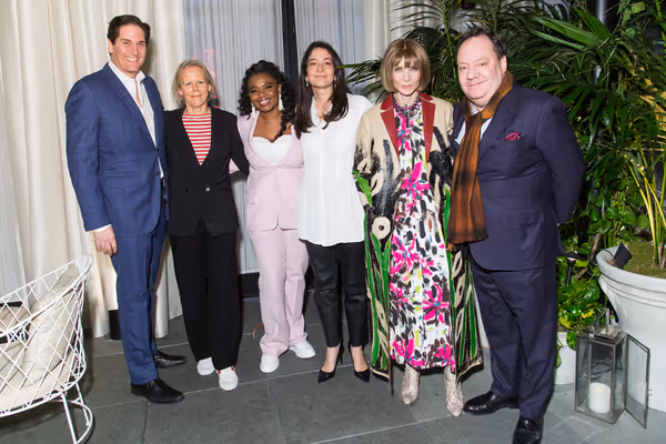 Nick Scandalios, Phyllida Lloyd, Katori Hall, Tali Pelman, Anna Wintour, James L. Ned Photo