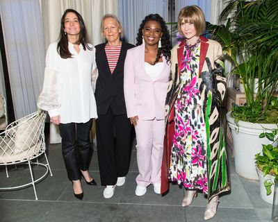 Tali Pelman, Phyllida Lloyd, Katori Hall, Anna Wintour Photo