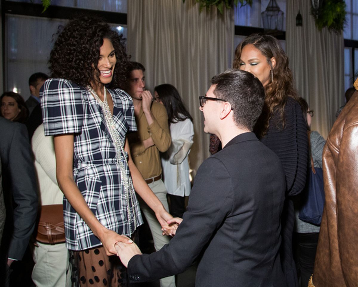 Cindy Bruno, Christian Siriano at 