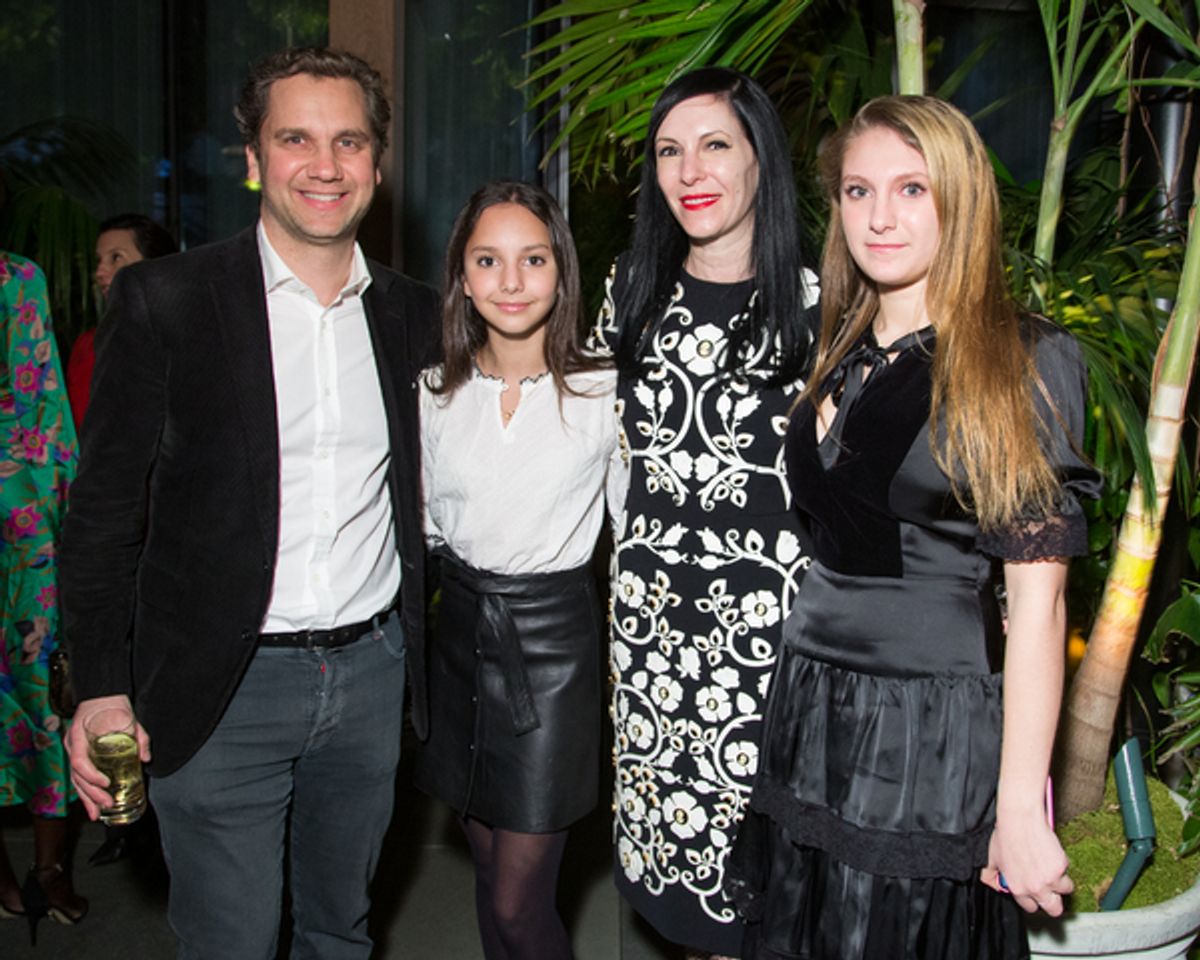 Harry Kargman, Ivy Kargman Jill Kargman, Sadie Kargman at 