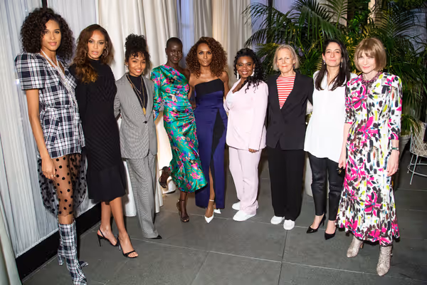 Cindy Bruna, Joan Smalls, Yara Shahidi, Adut Akech, Janet Mock, Katori Hall, Phyllida Photo