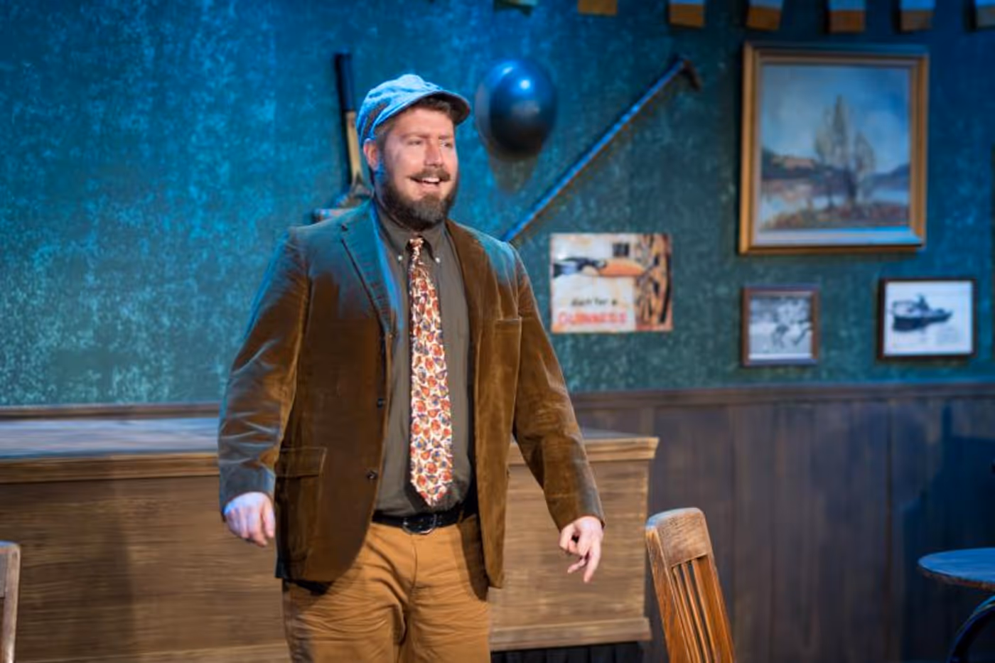 Review: FLANAGAN'S WAKE Invites Participation, Improvs Your Stories, and Pays Respects to Everyone's Favorite Cousin  Image