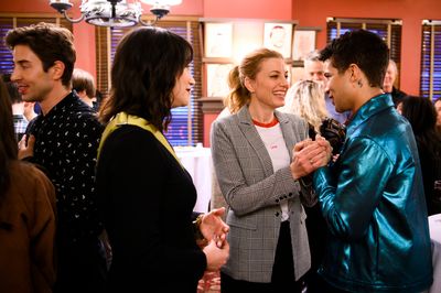 Eden Espinosa, Jessica Phillips and Jordan Fisher Photo