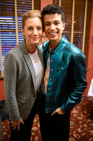 Jessica Phillips and Jordan Fisher Photo