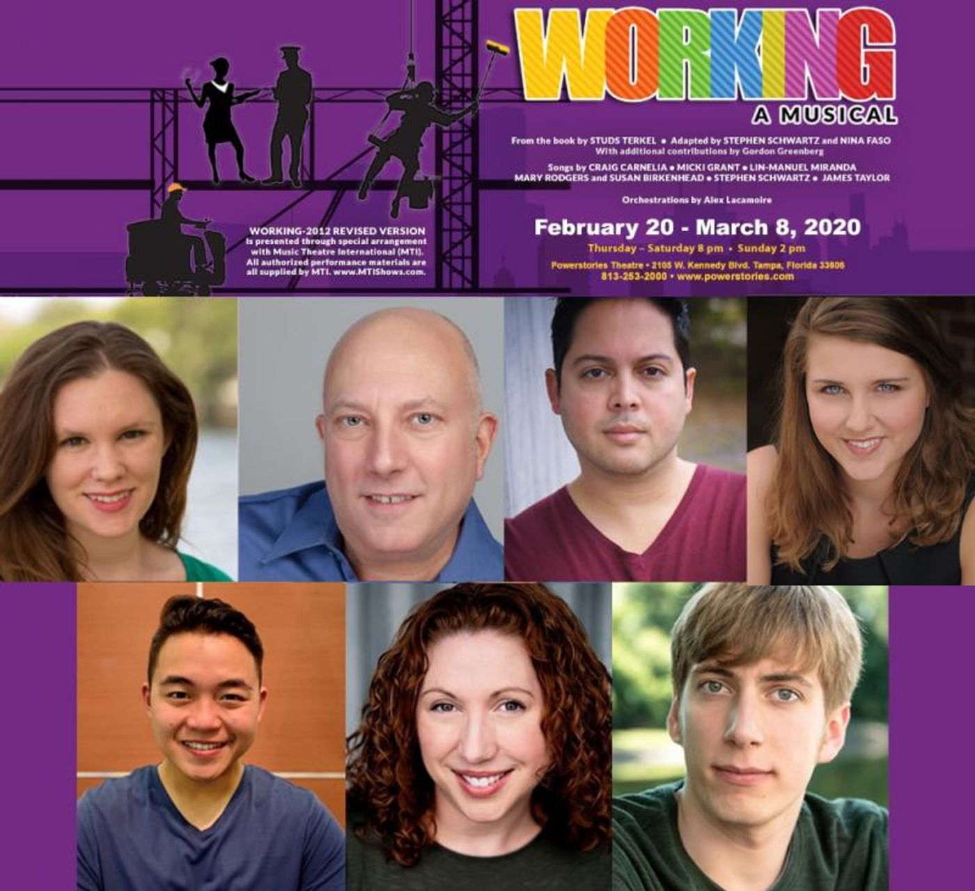 BWW Previews: INAUGURAL MUSICAL, WORKING, A MUSICAL DEBUTS TO CELEBRATE 20TH ANNIVERSARY at Powerstories Theatre  Image