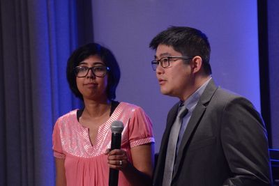 Rehana Lew Mirza and Mike Lew Photo