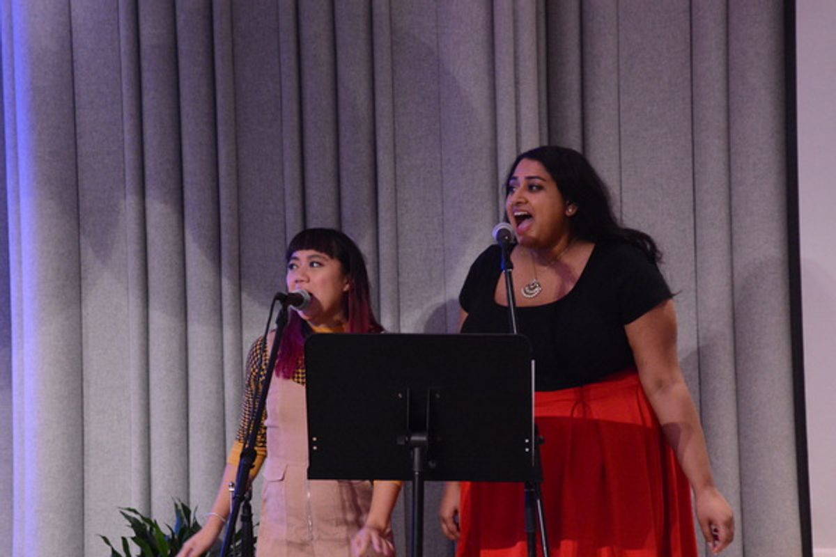 Laura Dadap and Anu Mysore at 