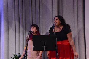 Laura Dadap and Anu Mysore @ BroadwayWorld Laura Dadap and Anu Mysore Photo
