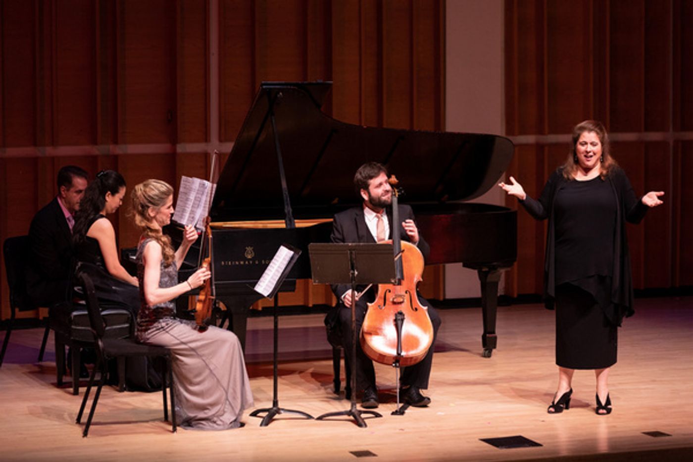 Photo Flash: PREFORMANCES WITH ALLISON CHARNEY at Merkin Hall at Kaufman Music Center  Image