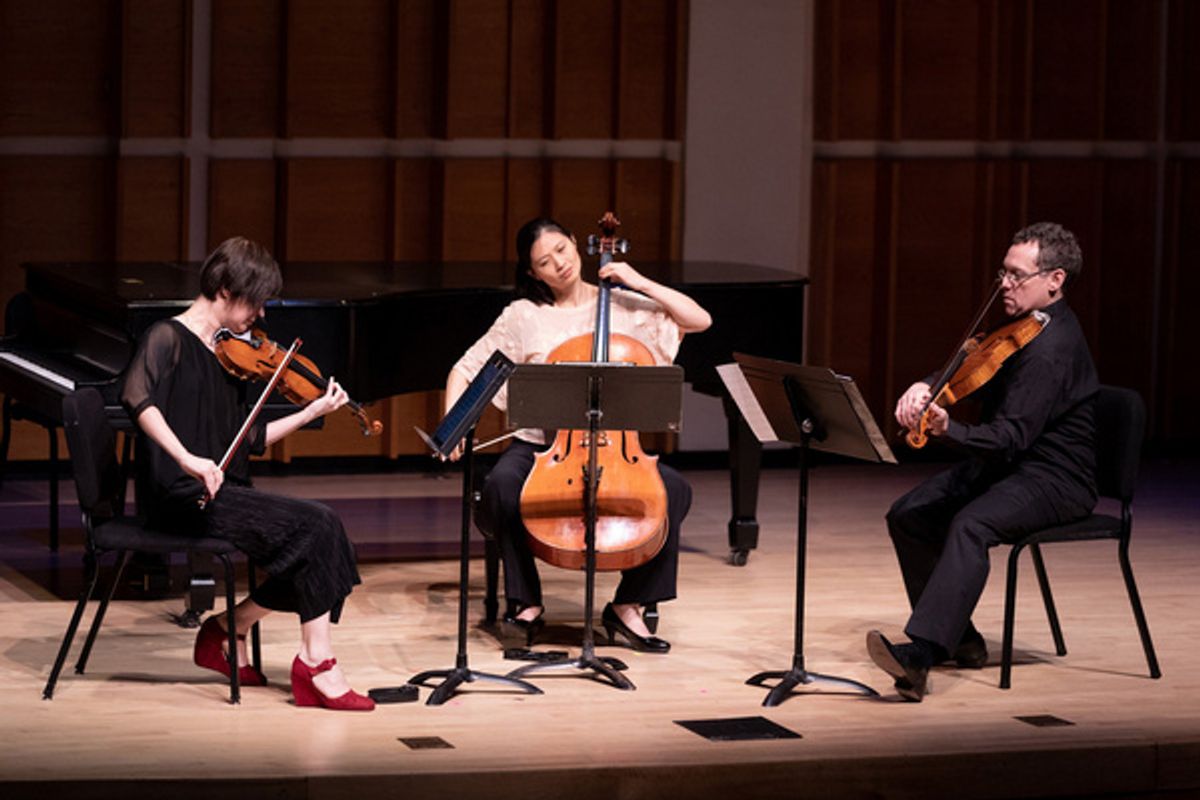 Miranda Cuckson, Daniel Panner and Sophie Shao perform Beethoven''s String Trio, op. 3 in anticipation of their upcoming concert at the Library of Congress at 