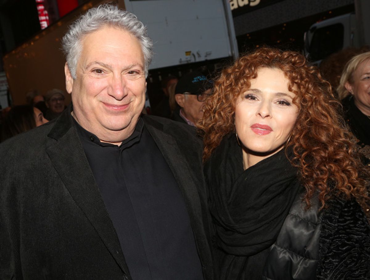 Harvey Fierstein and Bernadette Peters  at 