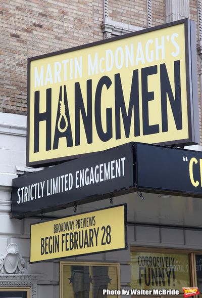 Martin McDonagh's Olivier Award-winning “Hangmen” at the Golden Theatre  Photo