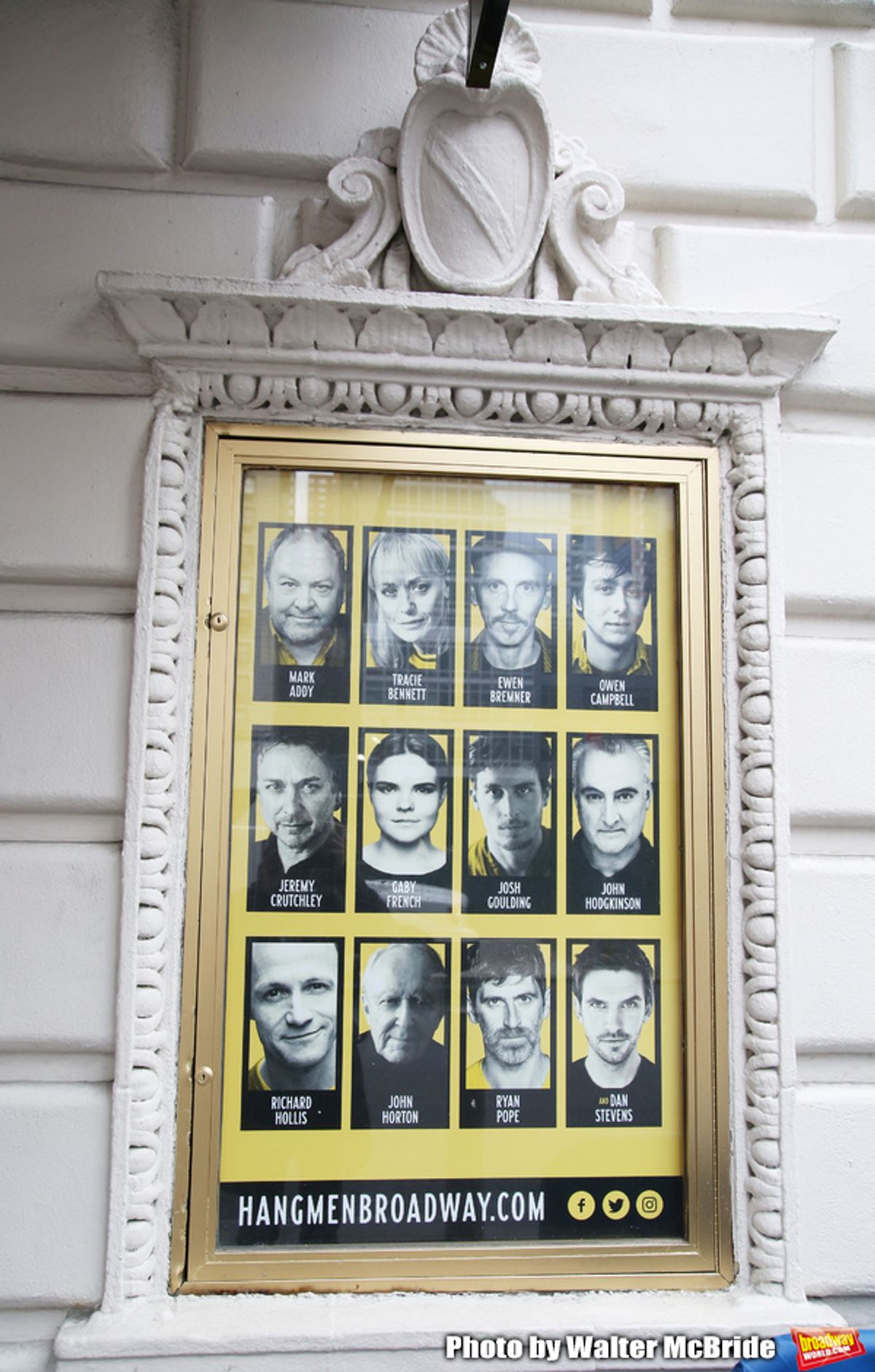 Martin McDonagh's Olivier Award-winning “Hangmen” at the Golden Theatre  at 