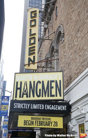 Martin McDonagh's Olivier Award-winning “Hangmen” at the Golden Theatre  Photo