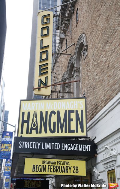 Martin McDonagh's Olivier Award-winning “Hangmen” at the Golden Theatre  Photo
