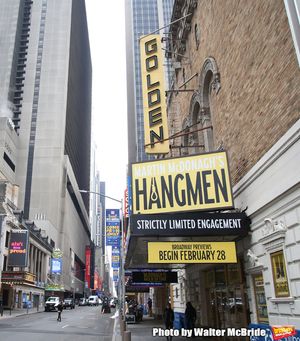 Martin McDonagh's Olivier Award-winning “Hangmen” at the Golden Theatre  Photo