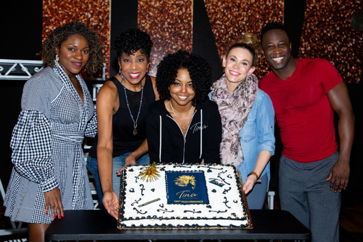 Photo Coverage: TINA Cast Celebrates 100 Performances on Broadway!  Image