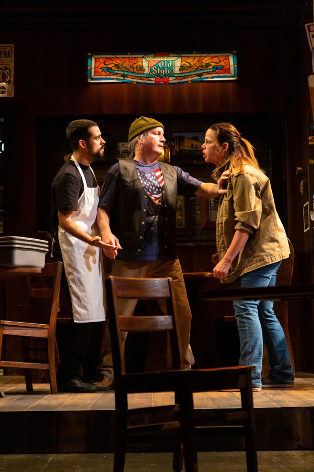 Tommy Rivera Vega, Guy Van Swearingen, and Jennifer Regan at 