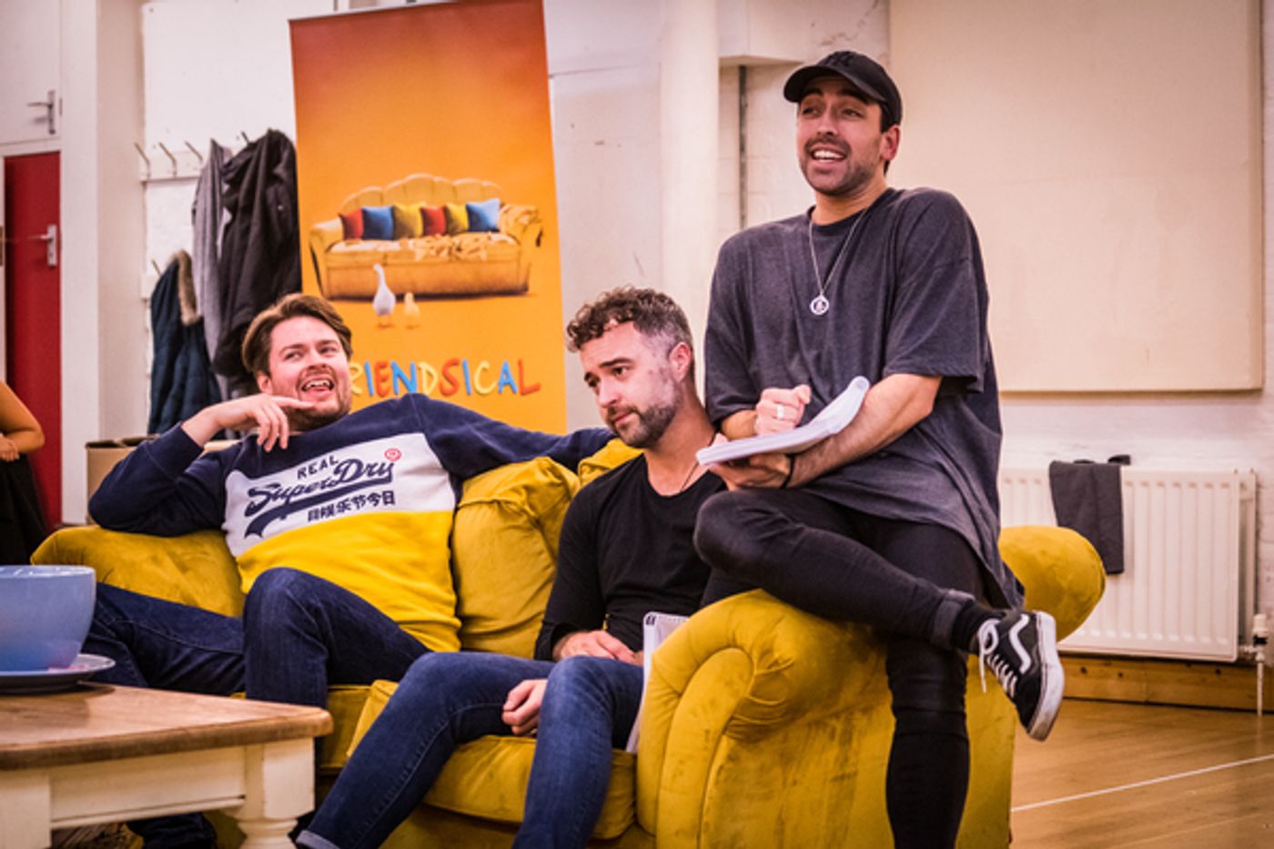 Photo Flash: First Look at Rehearsals for the New UK Tour of FRIENDSICAL  Image
