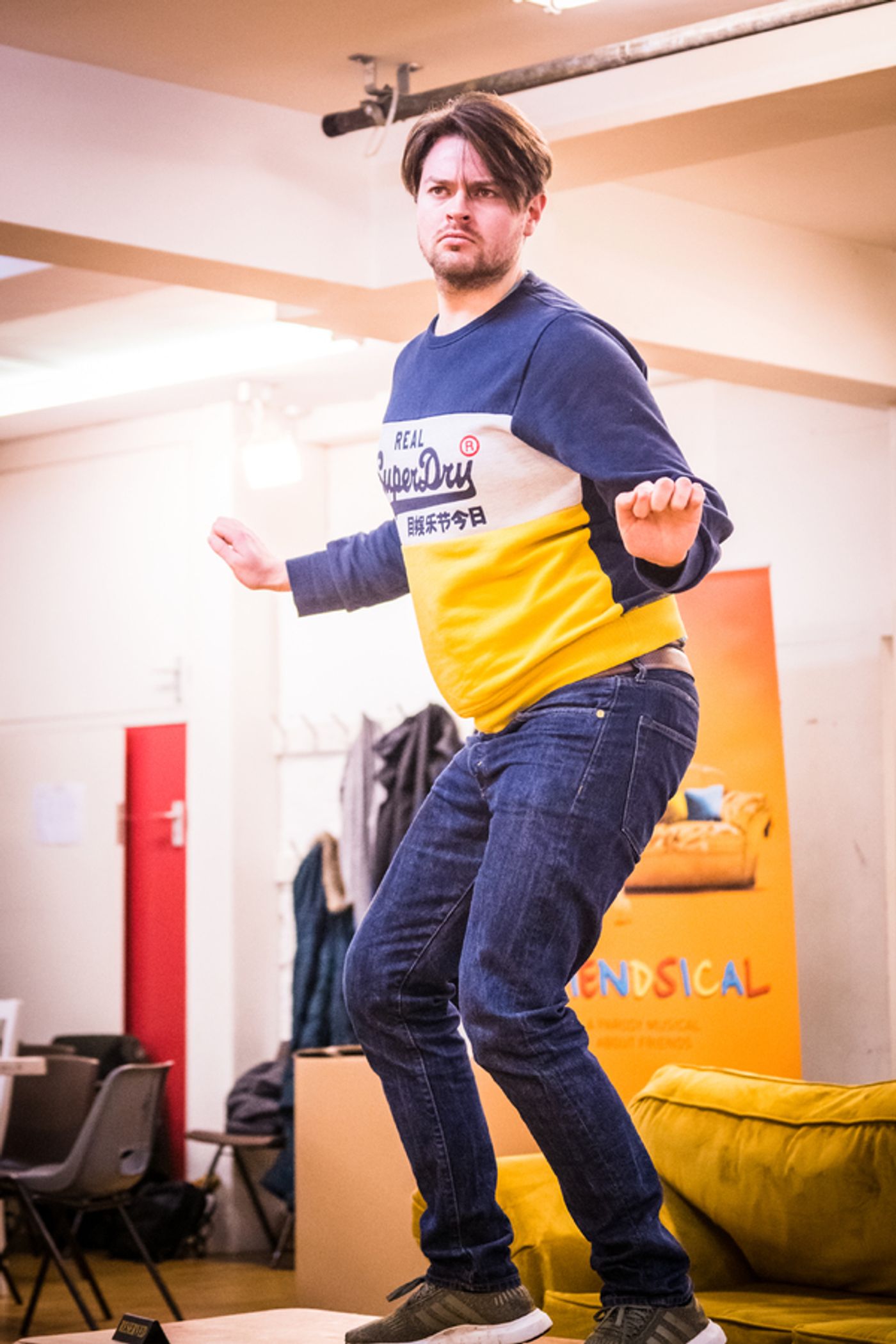 Photo Flash: First Look at Rehearsals for the New UK Tour of FRIENDSICAL  Image