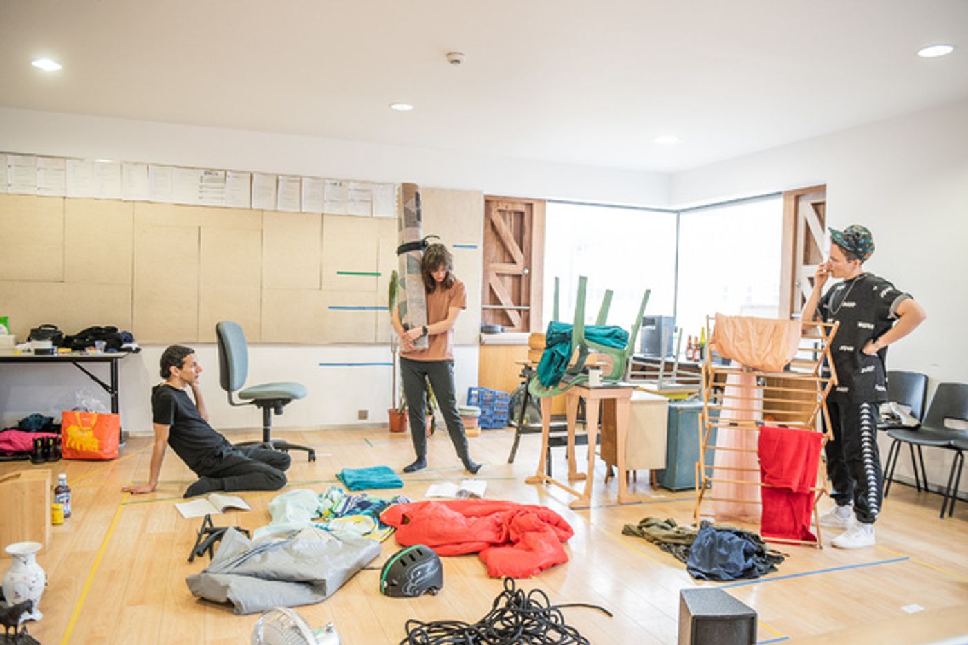 Photo Flash: Rehearsal Photos for the Gate Theatre's TRAINERS Photo Flash: Rehearsal Photos for the Gate Theatre's TRAINERS Image