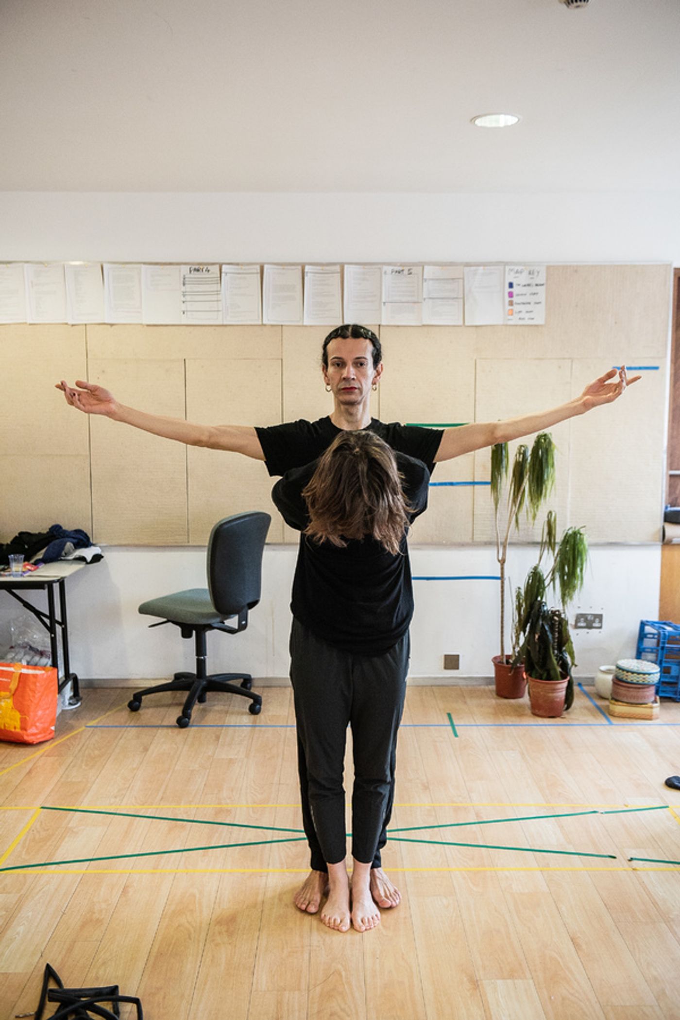 Photo Flash: Rehearsal Photos for the Gate Theatre's TRAINERS  Image