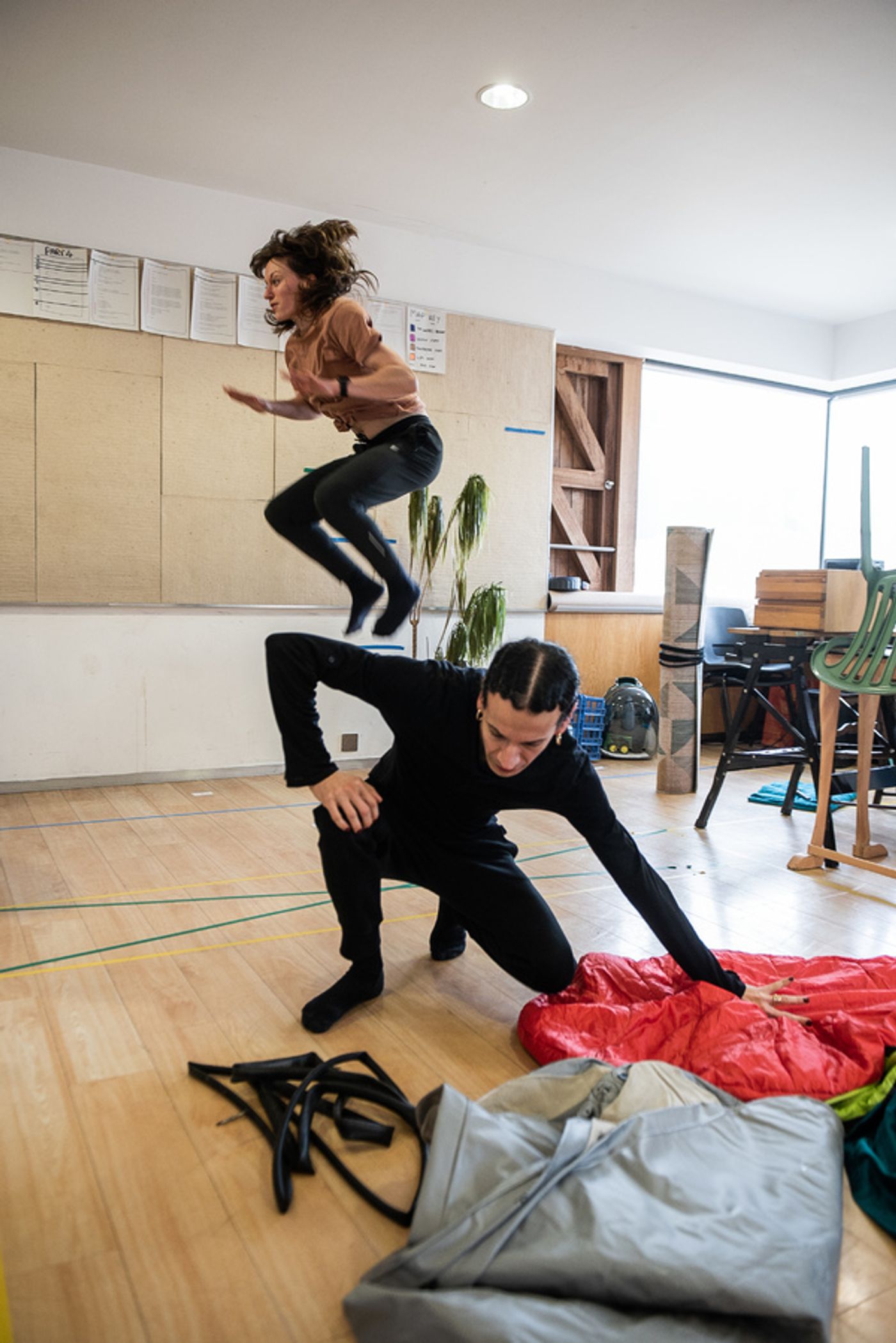 Photo Flash: Rehearsal Photos for the Gate Theatre's TRAINERS Photo Flash: Rehearsal Photos for the Gate Theatre's TRAINERS Image