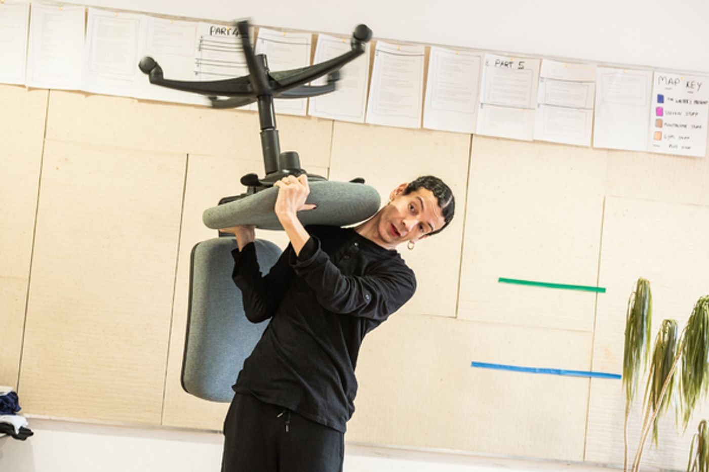 Photo Flash: Rehearsal Photos for the Gate Theatre's TRAINERS Photo Flash: Rehearsal Photos for the Gate Theatre's TRAINERS Image