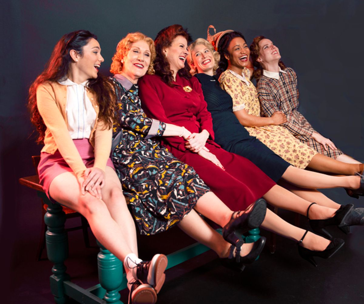 Jillian Cicalese, Peggy Roeder, Tina Stafford, Madeleine Maby, Diana Coates, and Amber McNew at 