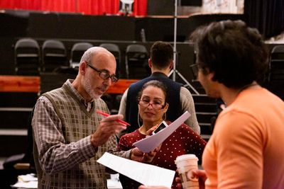 Issam Boudiab, Ebaa Boudiab, & Ahmed Kadous. Photo by Steve Wagner Photo