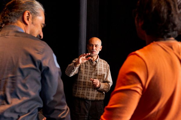 Raymond Bobgan, Issam Boudiab, & Ahmed Kadous. Photo by Steve Wagner Photo