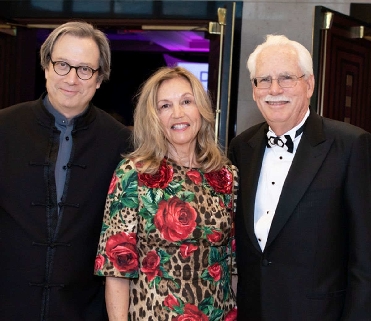 Palm Beach Opera Chief Conductor David Stern, Roseanne and Dennis Williams at 