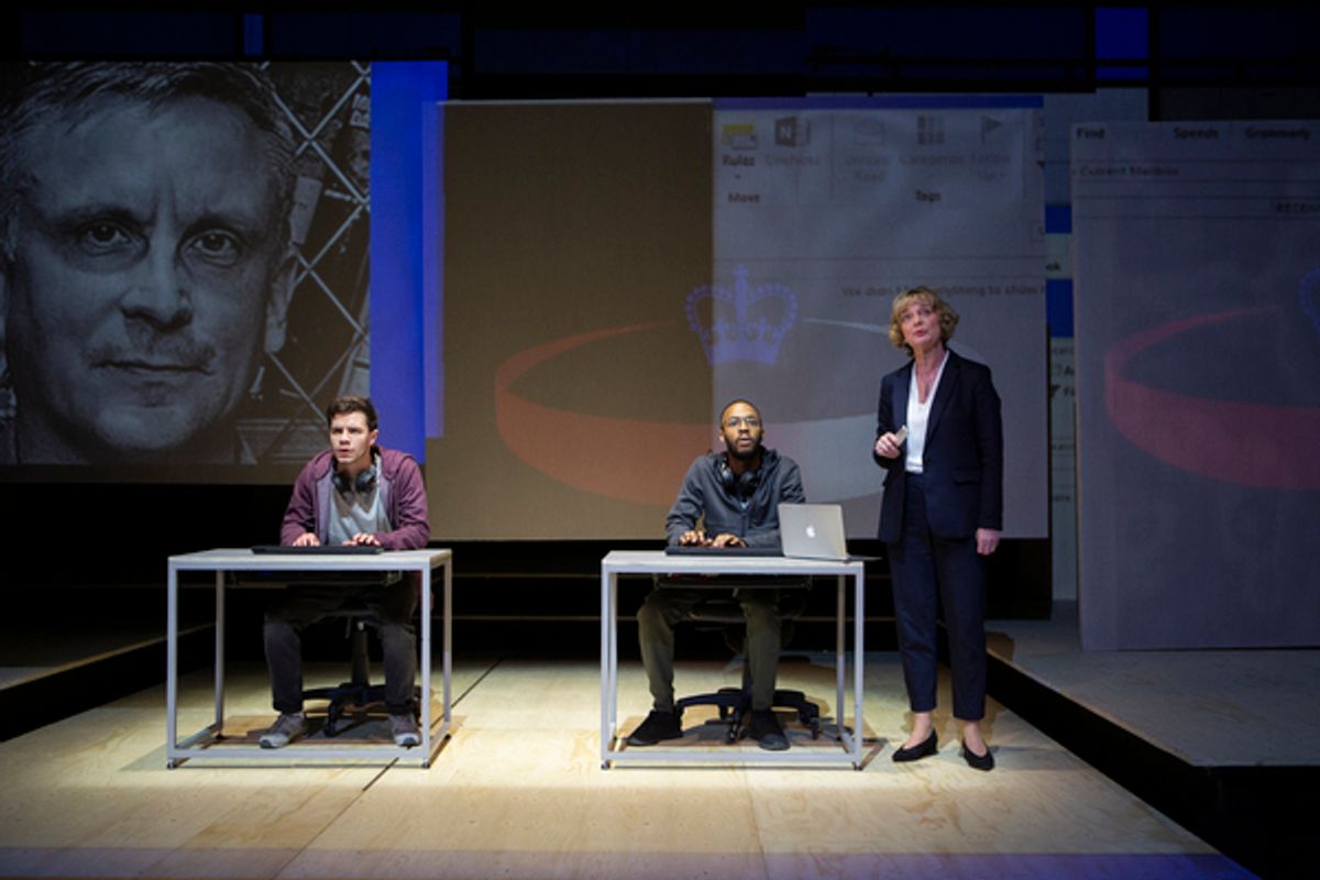 Oliver Johnstone, Enyi Okoronkwo, and Sarah Woodward at 